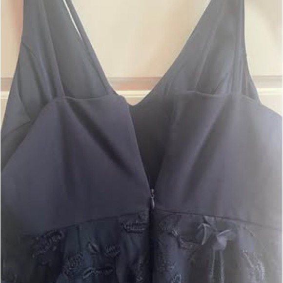 Le Chateau Midnight Blue Backless Dress - Picture 3 of 5